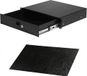 Infitronic INRS212-19 inch stalen racklade/documentlade afsluitbaar met slot volledig uittrekbaar zwart (2HE)