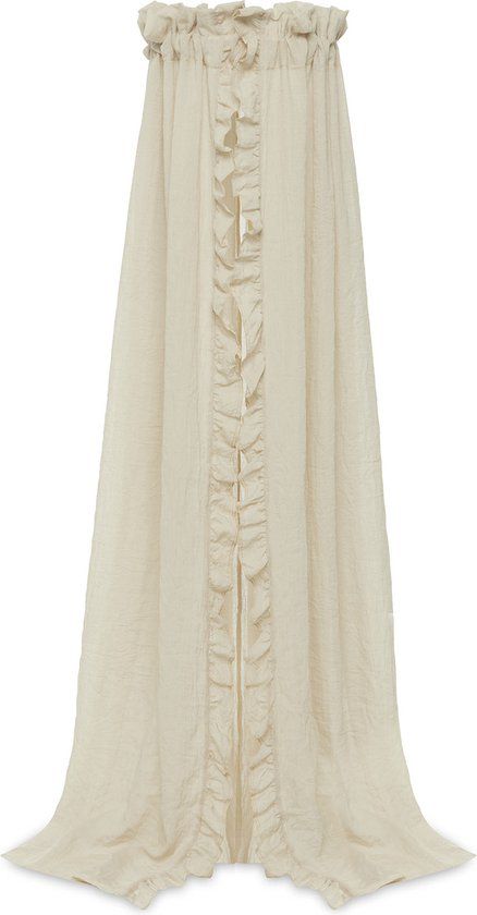 Jollein Sluier Vintage Ruffle 155 cm Nougat