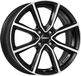 DEZENT 15-Zoll-Alufelge TN, dunkel, 15"x5.5", 4x100 Lochkreis, ET40, 54.1mm Nabenbohrung, schwarze Felge