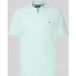 Tommy Hilfiger Slub Oxford Pique Polo Crushed Mint/white Maat: M