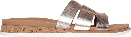 Skechers DESERT KISS LOW - PEAK LOOK Dames Slippers - Gold