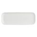 LA PORCELLANA Wit - Set met 4 rechthoekige borden, 30 x 11 x 2,1 cm, New Age
