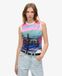 Superdry Débardeur Sub Print Blanc Taille: 44