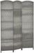 HOMCOM Paravent 135x1.7x180cm Polypropyleen Gris