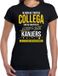 Bellatio Decorations Shoppartners Bv Ik ben de trotse collega van de leukste en beste kanjers cadeau t-shirt zwart voor dames - kado voor een collega S