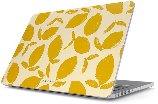 Burga Hardshell Cover voor de Apple MacBook Air 13 inch (2018-2020) - Lemon Tart