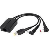 Targus 3-Way DC Charging Hydra - Netspanningsadapter - 3 pins-voeding - zwart - Europa