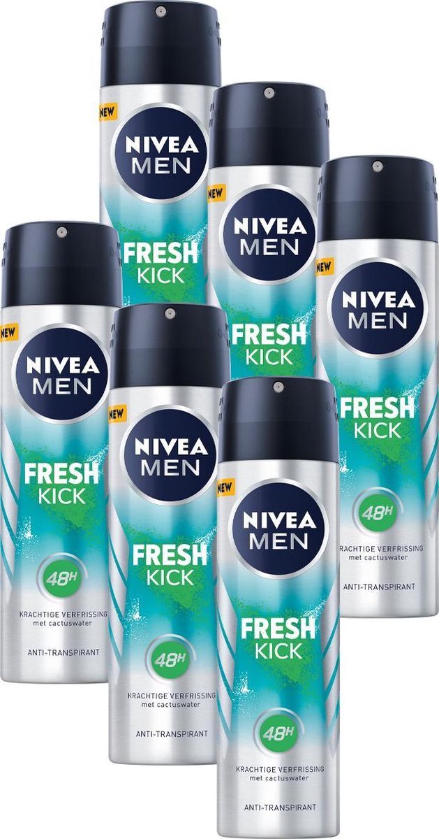 Nivea MEN Fresh Kick Anti-Transpirant Spray - 150 ML