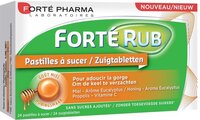 Forte Rub Keeltabletten Honing 24 zuigtabletten