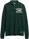 Superdry Vintage Athletic LS Polo Heren - Maat S