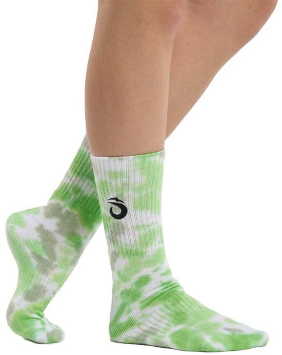 Lok Tyedye Socks Green