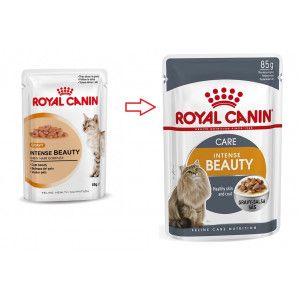 Royal Canin Pouch Intense Beauty kattenvoer In Gelei