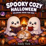 Spooky Cozy Halloween: Coloring Book for Kids