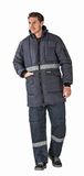 Planam Vrieshuis Parka, maat S, marine/korenblauw/meerkleurig, 5131044