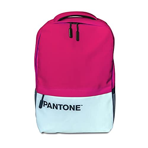 Celly PTBK198P Pantone XL rugzak, past tot 15,6 '' laptop, USB-aansluiting, water- en scheurbestendig, roze