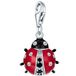 Rafaela Donata Charm Zilver Lieveheersbeestje Zirkonia Wit Briljant 925 Zilver