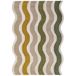 Flair Rugs laagpolig rechthoekige wollen vloerkleed met print 200x140 cm - groen