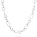 Tamaris sieraden voor dames van roestvrij staal, Chunky Glieder halskettingen in elegantem & coolen Look, wasserfest, zilver