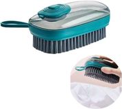 Merkloos Multifunctionele Reinigingsborstel - Groen - 12 x 5,5 x 5,5 cm - Met Automatisch Vulapparaat en Zeepdispenser - Voor Binnen en Buiten