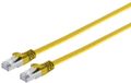 S-Impuls RJ45 câble plat avec CAT 7 câble brut slim jaune 2m