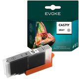 Evoke Grey Ink Cartridge for Canon CLI-571XL (0335C001) - 13ml, 820 Pages