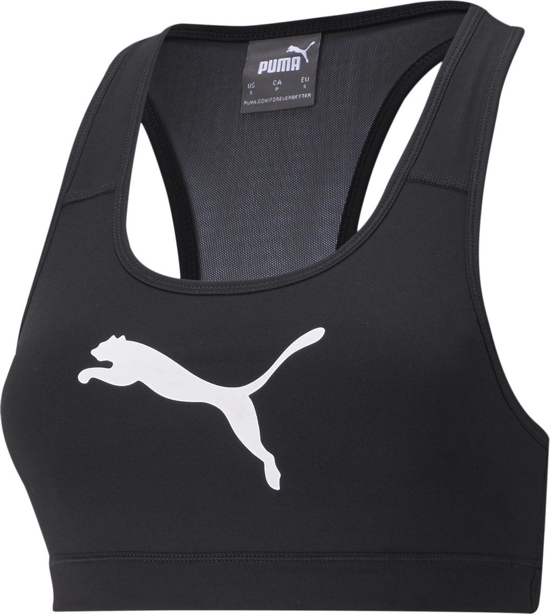 PUMA Level 3 Sport-BH Zwart - Dames