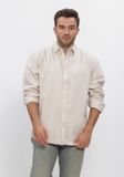 G-Star Raw Clean Regular Shirt L/s - Heren - Ecru - Maat XXL