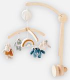 NOUKIE'S Houten Muziekmobiel - Marron