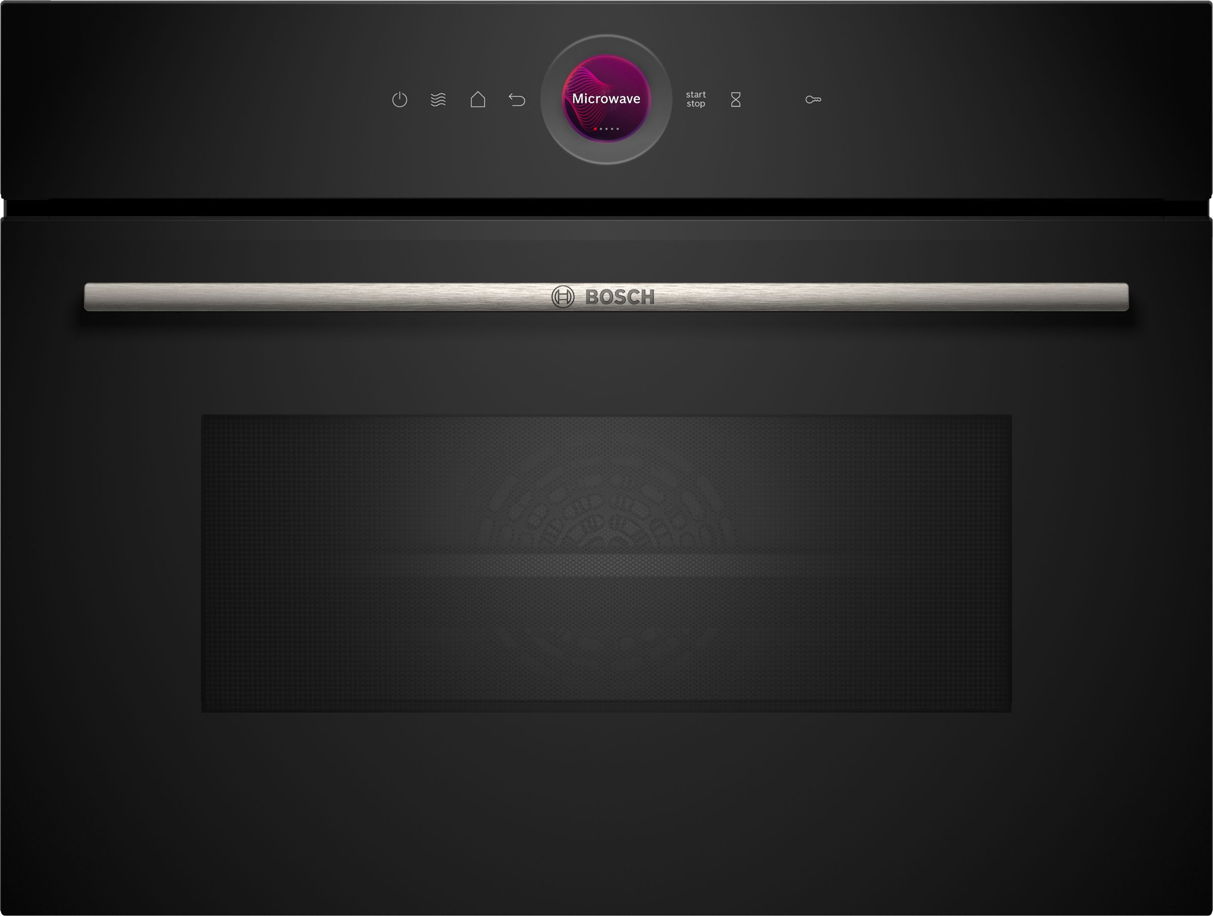 Bosch Serie 8 CEG732XB1 Inbouw Magnetron met Grill - Zwart - 36L