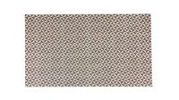 Tadi & Imperio1979 Hydraulisch vinyltapijt, ruitpatroon, zalmkleur, beige, bruin en wit