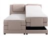 Vente-unique Boxspringbed stof beige 2 x 80 x 200 cm