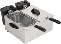 Caterlite Frituurpan 2 x 3,5 Liter - RVS