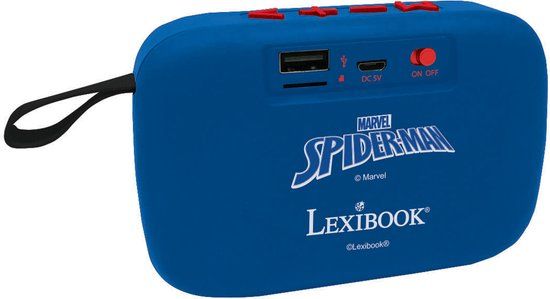 Lexibook Spider-Man Draagbare Bluetooth-luidspreker - Blauw