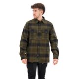 Fjallraven Övik Lite Padded Shirt Heren Deep Forest-Black XXL