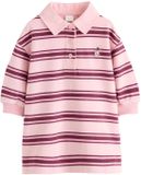 Next - Meisjes - Rugby sweaterjurk met lange mouwen - Roze
