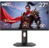 HKC G27H4P gaming monitor, 27 inch, QHD (2560x1440), Fast IPS paneel, 320Hz, 1ms, verstelbare voet (HAS), VESA 100x100, zwart