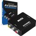 Innovaland - Convertisseur Tulp vers HDMI - Avec câble - 1080 P Full HD - AV vers HDMI - Commutateur HDMI Wii