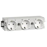 Hager GS30009016 Stopcontact voor Accessoires voor elektroplintsysteem Wit 1 stuk(s)