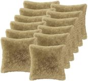vidaXL Kussensloop 12 stuks Lichtgroen 45 x 45 cm Katoensatijn