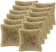vidaXL Kussensloop 12 stuks Lichtgroen 45 x 45 cm Katoensatijn