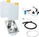 Barwig 230V bloc cuisine en kit, évier 265x160x100mm, chrome, 19 litres, adapté pour Volkswagen Bulli, Mercedes-Benz Vito, T6