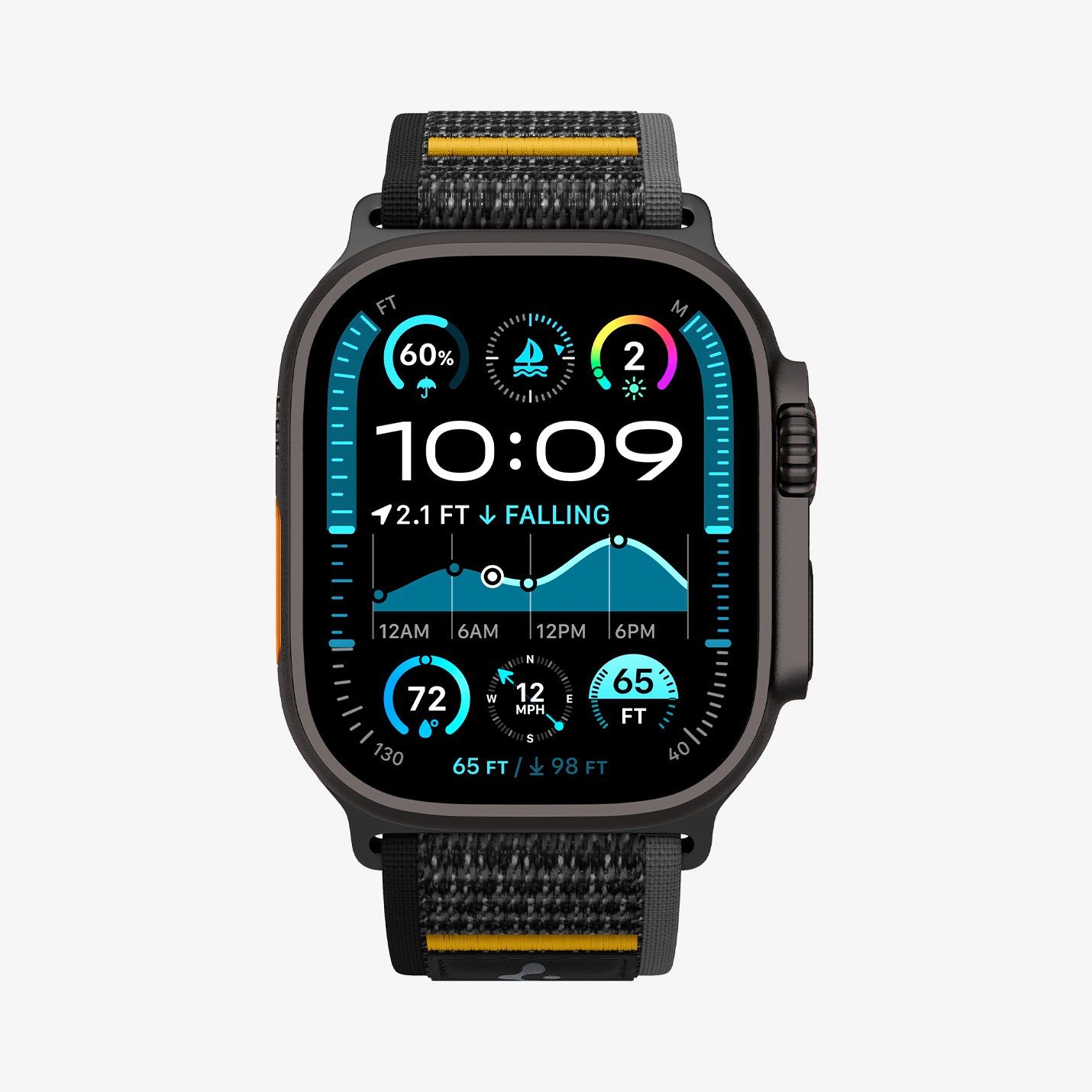 Spigen Athlex Air Banden Voor Apple Watch 44 45 46 49 Mm Duurzaam