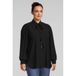 Plus Basics Zwarte Blouse van Travelstof