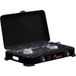 Intec Réchaud à gaz portable 2 feux 3200W brûleurs inox - Plaque de cuisson gaz butane ou propane design noir