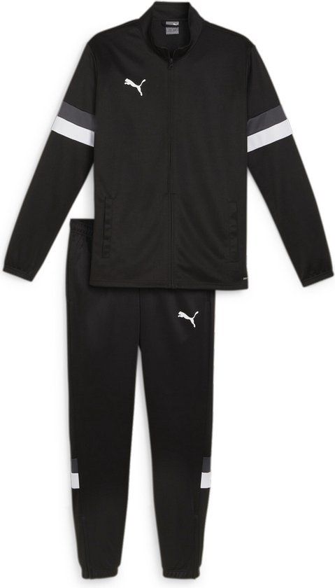 PUMA teamRISE Tracksuit Heren Trainingspak - Puma Black - Maat L
