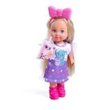 Simba Evi Love Bubble Tea - beweegbare pop in een schattige Bubble Tea Outfit, 12 cm, vanaf 3 jaar