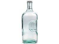 Fles van gerecycled glas met mechanische stop lt 12