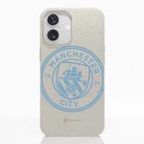 Fibriva™ Coque de téléphone officielle Manchester City – Blason Bleu Incliné