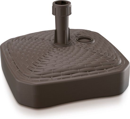 Prosperplast Parasolvoet - Vierkant - Rotan - Bruin - 39 cm