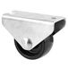 WAGNER Design meubelrol/oproller, diameter 30 mm, bouwhoogte 35 mm, verzinkt staal, zwart, draagkracht 45 kg - 01005601